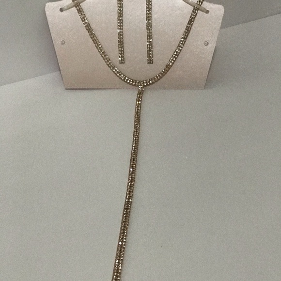 Neck/ Earrings Set BLUSH FOR HER Rose gold - Picture 10 of 14